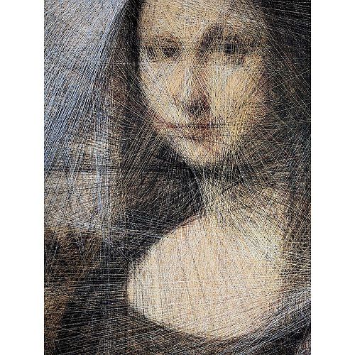 Картина из нитей "Мона Лиза Прадо" ART NITKA / АРТ НИТКА