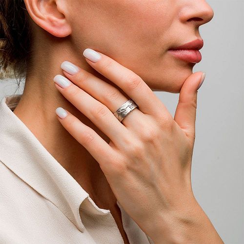 Кольцо Сотворение Адама "Michelangelo Buonarroti" THING JEWELRY