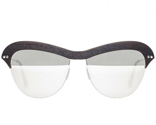 Солнцезащитные очки Birdie Eucalyptus Silver WOODSUN