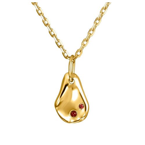 Подвеска "Drop" с сердоликом (gold) CORPO