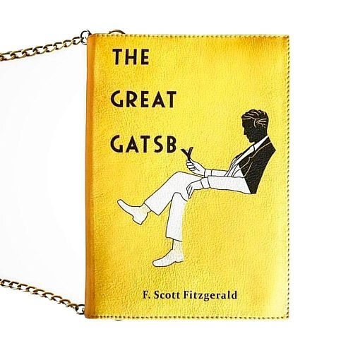 Клатч - книга "The Great Gatsby / Великий Гэтсби" GOLUBKA / ГОЛУБКА