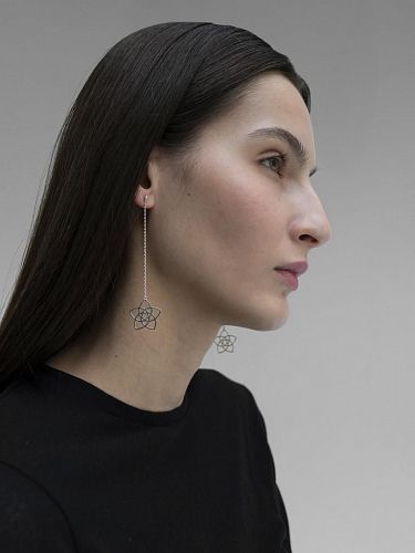 Серьга "Цветок Венеры" MS.MARBLE
