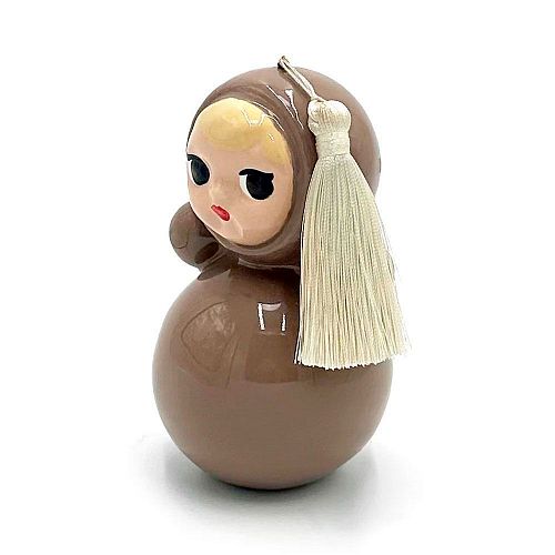 Статуэтка Неваляшка Машенька "Какао с кисточкой" ASIKNOVA CERAMICS