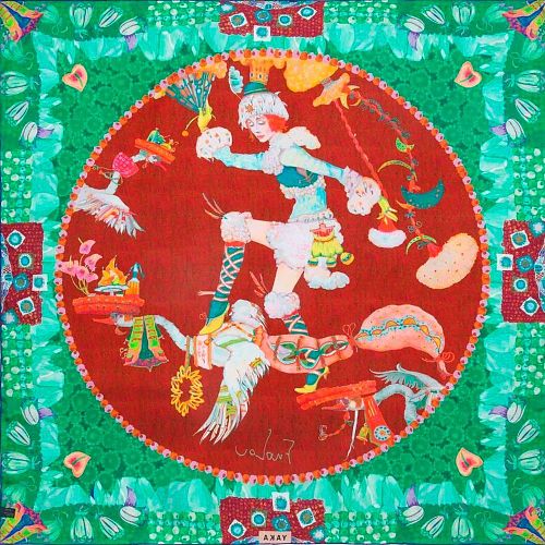 Платок "Салтан (Saltan)" шелк YAKA