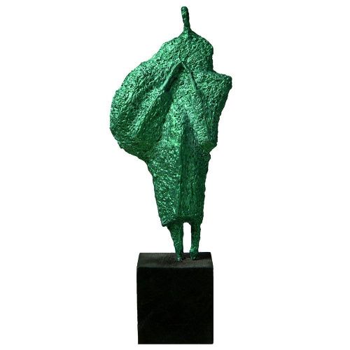 Скульптура "Души" зелёная NINO SAMADASHVILI