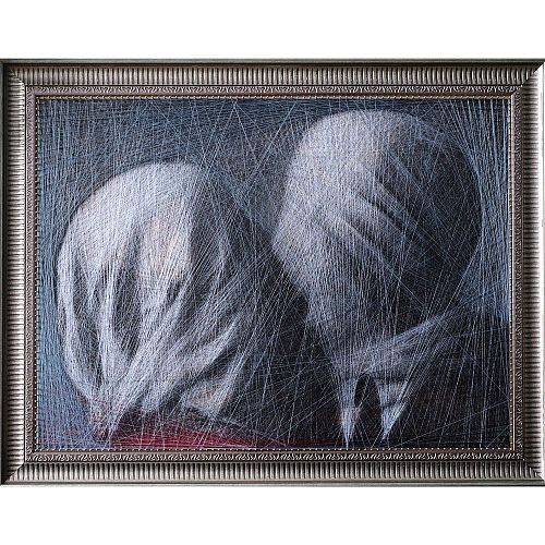 Картина из нитей "Влюбленные" ART NITKA / АРТ НИТКА
