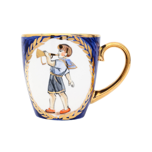 Чашка для чая "Парк Культуры" синяя GOURJI