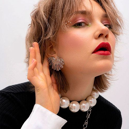 Серьги - гвоздики с крыльями серебристые ANNA SKOROKHODOVA ACCESSORIZE / АННА СКОРОХОДОВА. АКСЕССУАРЫ