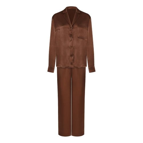 Костюм - пижама из вискозы коричневый FFRÂM