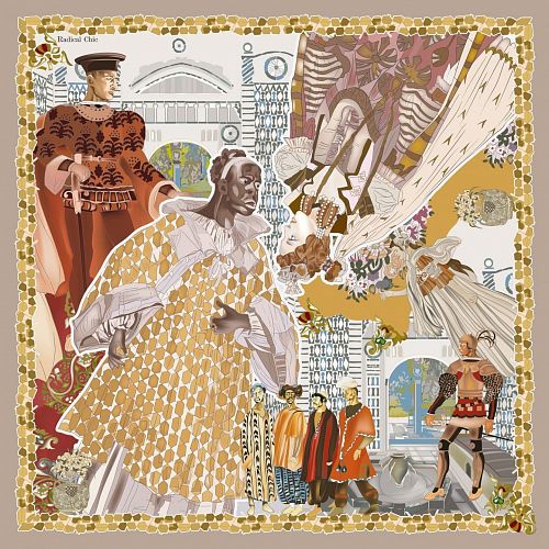 Платок "Othello (Отелло)" шелк RADICAL CHIC