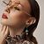 Серьги - спирали позолоченные с бирюзой ANNA SKOROKHODOVA ACCESSORIZE / АННА СКОРОХОДОВА. АКСЕССУАРЫ