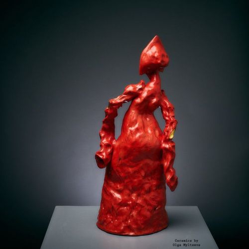 Скульптура "Красная Царевна. Мой красный" OLGA MYLTSEVA