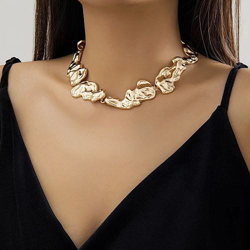 Колье - чокер металлический объемный ANNA SKOROKHODOVA ACCESSORIZE / АННА СКОРОХОДОВА. АКСЕССУАРЫ