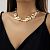 Колье - чокер металлический объемный ANNA SKOROKHODOVA ACCESSORIZE / АННА СКОРОХОДОВА. АКСЕССУАРЫ