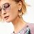 Серьги - лепестки позолоченные с натуральными камнями крупные ANNA SKOROKHODOVA ACCESSORIZE / АННА СКОРОХОДОВА. АКСЕССУАРЫ