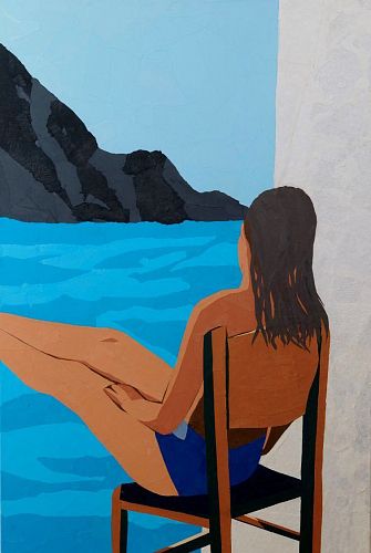 Маша Руденко. Картина "I see you on the other side" ASKERI GALLERY / ГАЛЕРЕЯ АСКЕРИ