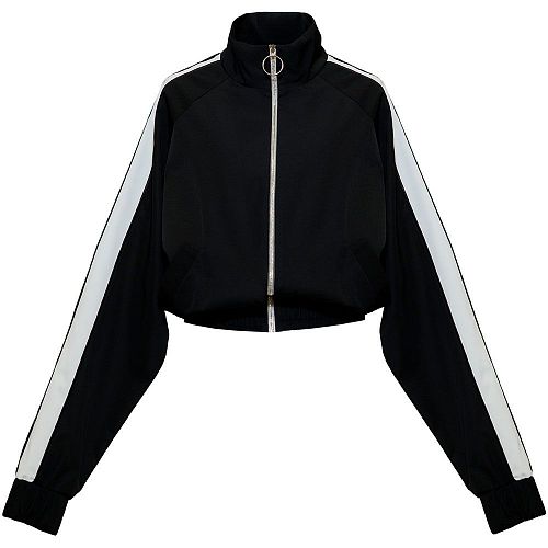 Олимпийка с лампасами черная ELJACKET