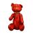 Скульптура "Медведь 1959 год" красный, медовые глаза RUPOR