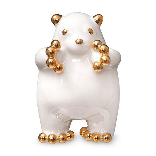 Скульптура "Панда" (золото) RUPOR