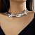Колье - чокер металлический объемный серебряный ANNA SKOROKHODOVA ACCESSORIZE / АННА СКОРОХОДОВА. АКСЕССУАРЫ