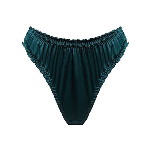 Изумрудные воздушные трусы бразильяна "Naomi / Наоми" PURPUR INTIMATES / ПУРПУР ИНТИМЭЙТС
