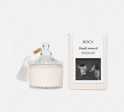 Свеча "Crystal Simple moments / Кристалл Простые моменты" 80 мл BOCA AROMA