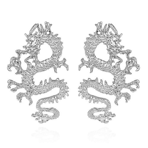 Серьги - гвоздики Драконы серебристые ANNA SKOROKHODOVA ACCESSORIZE / АННА СКОРОХОДОВА. АКСЕССУАРЫ