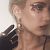 Серьги - цветы позолоченные с нефритом ANNA SKOROKHODOVA ACCESSORIZE / АННА СКОРОХОДОВА. АКСЕССУАРЫ