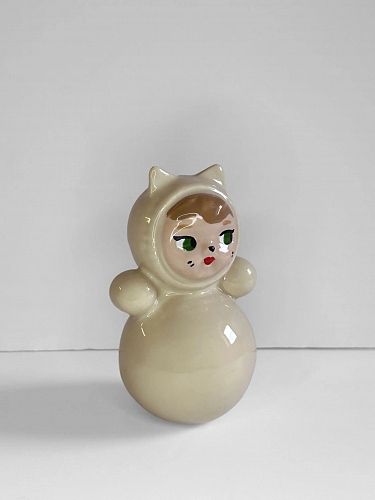 Статуэтка Неваляшка "Лисичка Ваниль / Vanilla S" ASIKNOVA CERAMICS