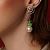 Серьги - спирали с нефритом и жемчугом ANNA SKOROKHODOVA ACCESSORIZE / АННА СКОРОХОДОВА. АКСЕССУАРЫ