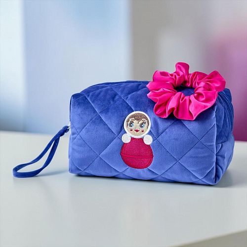 Бархатная косметичка "Матрешка" MOMO FOR HOME / МОМО ФОР ХОУМ