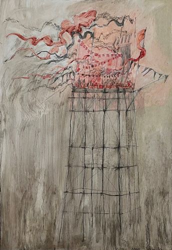 Анна Сладкова. Картина "Остров карнавала" ASKERI GALLERY / ГАЛЕРЕЯ АСКЕРИ