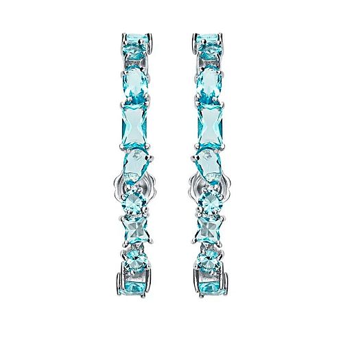 Серьги "Aquamarine / Аквамарин" АЛЬТАРИЯ