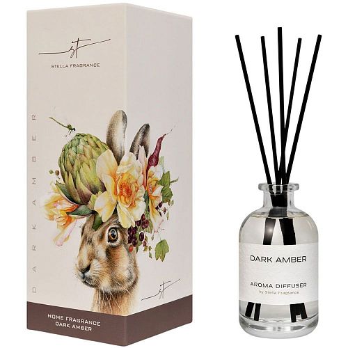 Диффузор "Dark Amber / Темный Янтарь" 100 мл STELLA FRAGRANCE