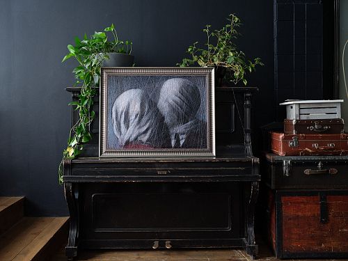 Картина из нитей "Влюбленные" ART NITKA / АРТ НИТКА
