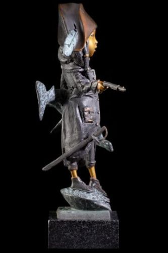 Скульптура "Краб и ручная акула" из серии "Пиратки" АНДРЕЙ ОСТАШОВ