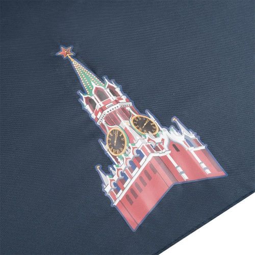 Зонт Над Спасской башней синий GOURJI