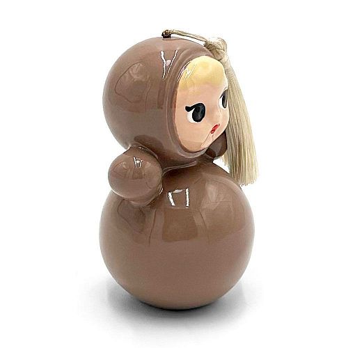 Статуэтка Неваляшка Машенька "Какао с кисточкой" ASIKNOVA CERAMICS