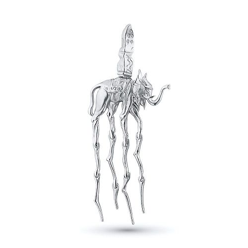 Дизайнерская брошь "Surreal Elephant" THING JEWELRY
