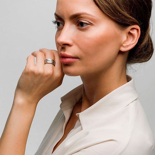 Кольцо Сотворение Адама "Michelangelo Buonarroti" THING JEWELRY