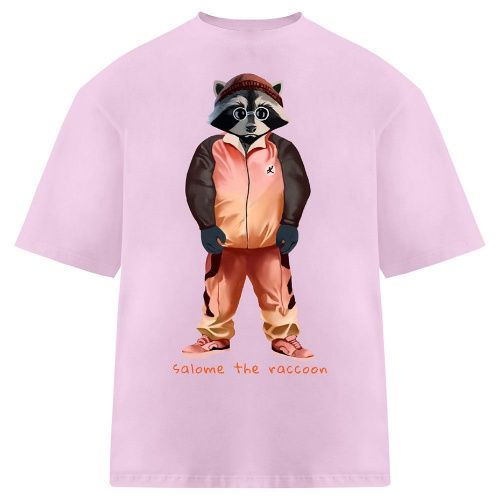 Футболка "Khaled pink" SALOME THE RACCOON