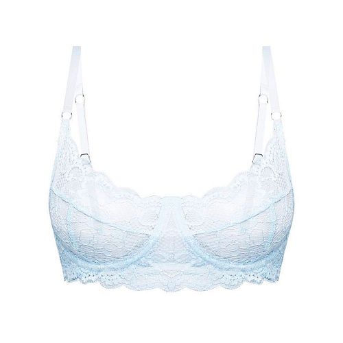 Небесно - голубой кружевной бра "Balmy / Балми" PURPUR INTIMATES / ПУРПУР ИНТИМЭЙТС