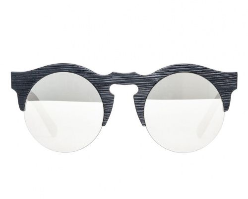 Солнцезащитные очки Ping Pong Wenge Silver Mirror WOODSUN