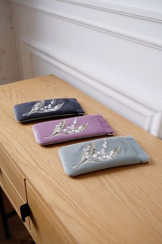 Очечник "Ландыш" розовый MASHU POUCH