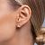 Подвижные серьги пусеты "Spinner" THING JEWELRY