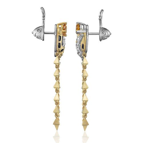 Парные длинные серьги "Klimt Chandelier" THING JEWELRY