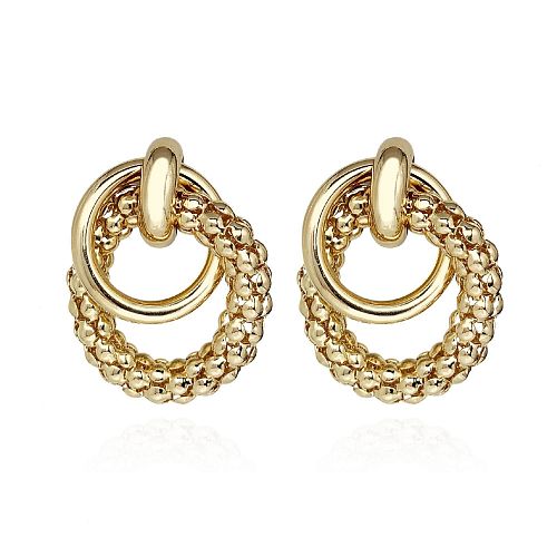 Серьги - гвоздики винтажные округлой формы ANNA SKOROKHODOVA ACCESSORIZE / АННА СКОРОХОДОВА. АКСЕССУАРЫ